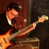 Whit warming up the Fender Jazz bass